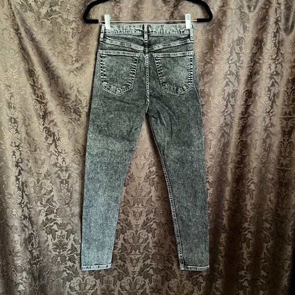 Topshop Jamie Stretchy Acid Wash Jean Preowned Size W28 L30 - Picture 2 of 9